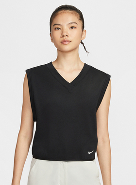 NIKE耐克女子ASWGOLF V NECK VEST运动休闲无袖T恤IH0940-010