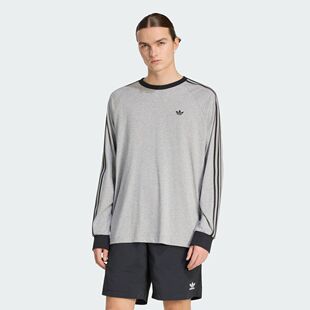 运动休闲长袖 CALI T恤KV4703 adidas阿迪达斯三叶草男子BC