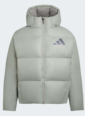 adidas阿迪达斯男子户外运动保暖连帽面包服羽绒服外套KH3981