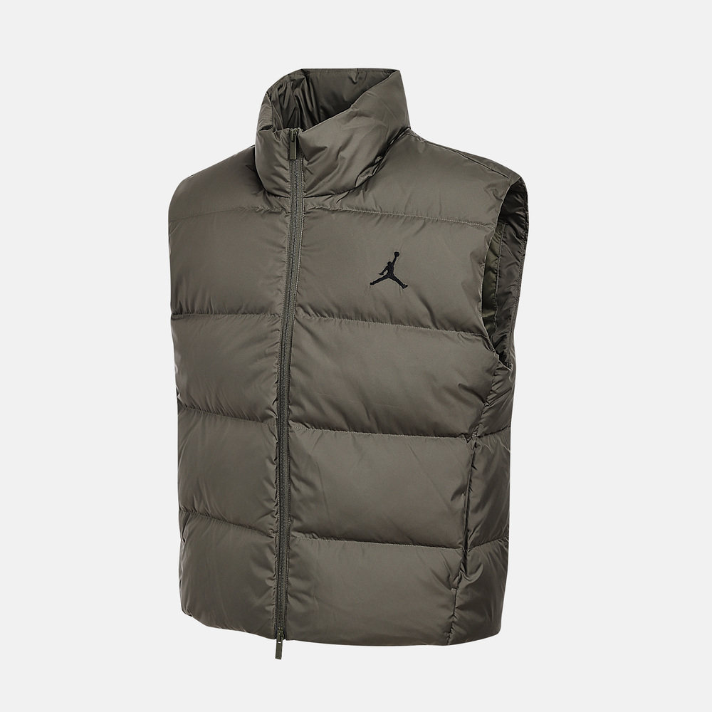 NIKE耐克男子jordan运动休闲保暖立领羽绒服背心马甲IF4262-222