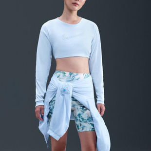 T恤IB4070 NIKE耐克女子DF 423 SFG運動休閑長袖 TEE CROP