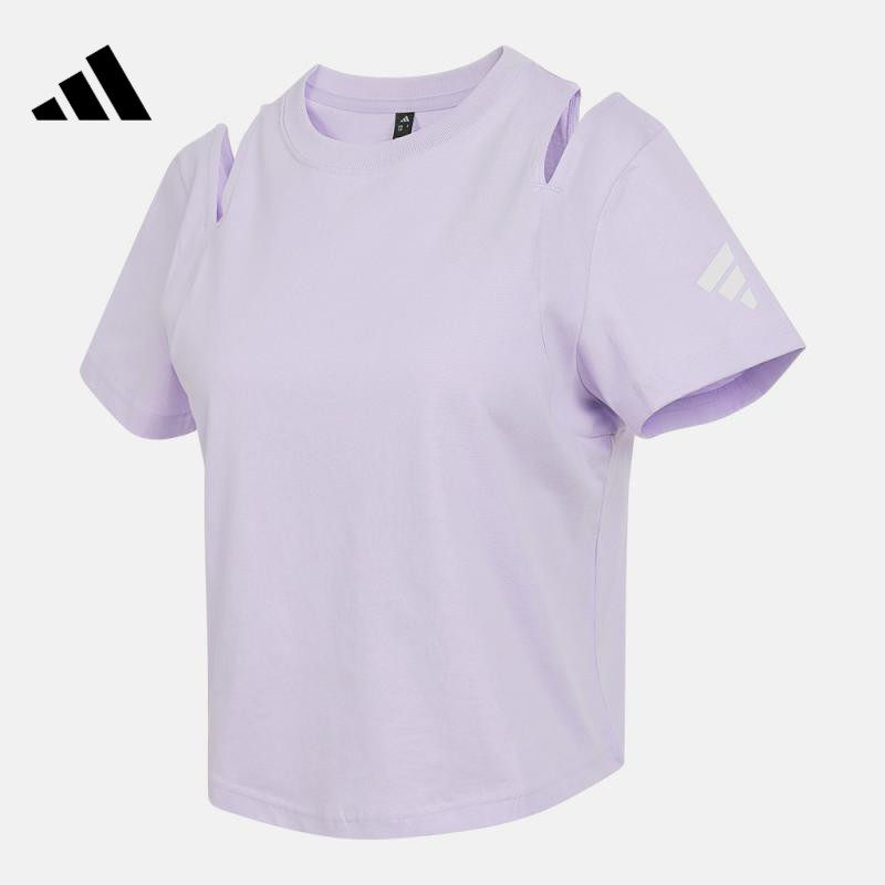 adidas阿迪达斯女子FOS REG TEE SS运动休闲短袖T恤KF0693