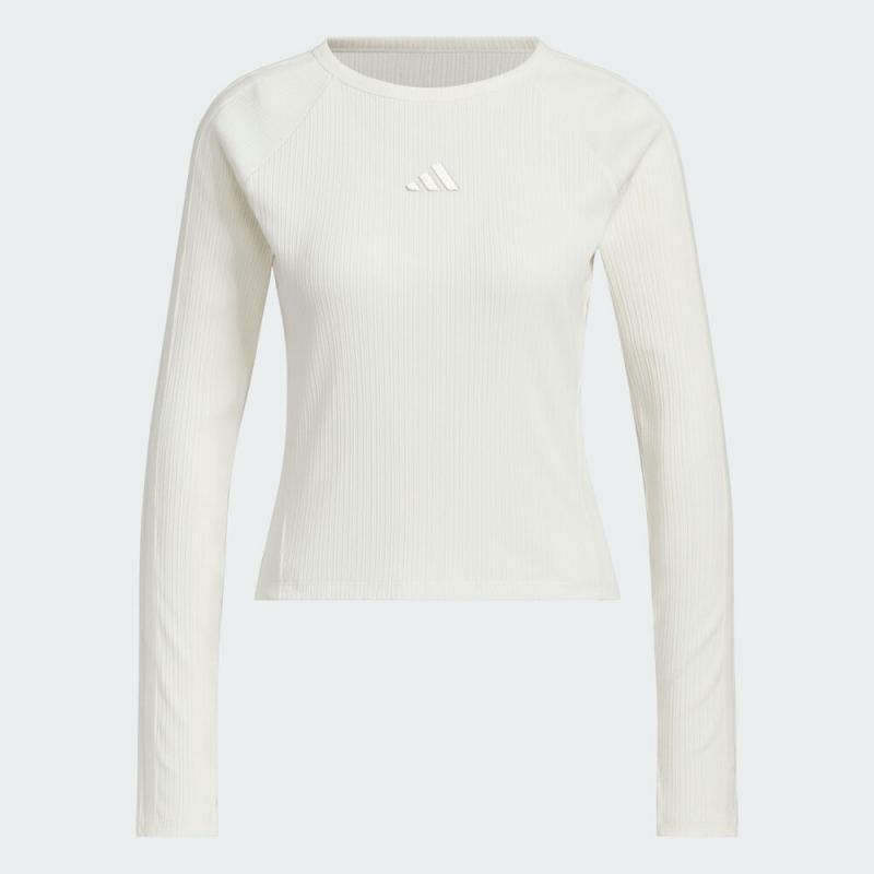 adidas阿迪达斯女子S LS TOP运动休闲长袖T恤KB7754