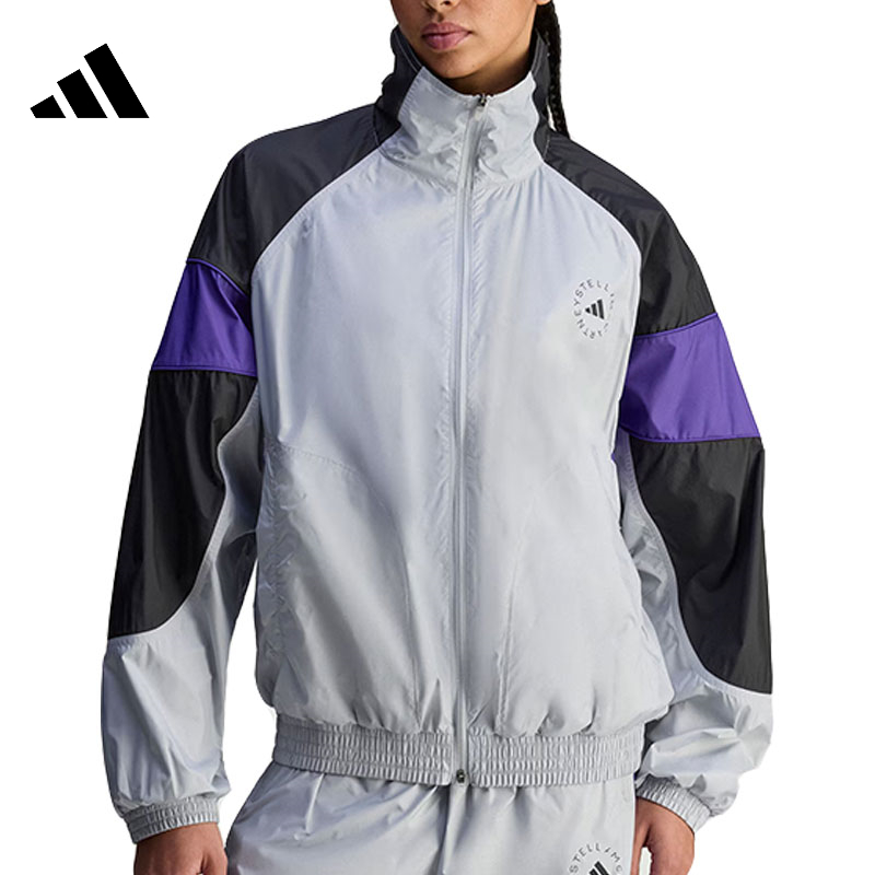 adidas阿迪达斯女子aSMC TRACKTOP运动健身夹克外套JZ7828