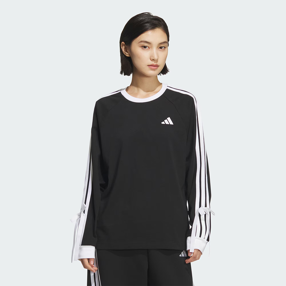 adidas阿迪达斯女子DANCE LS TEE2运动休闲长袖T恤KG3858