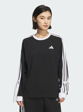 adidas阿迪达斯女子DANCE LS TEE2运动休闲长袖T恤KG3858