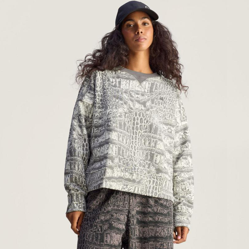 adidas阿迪达斯女子aSMC LOOSE SS P套头衫卫衣JW4648