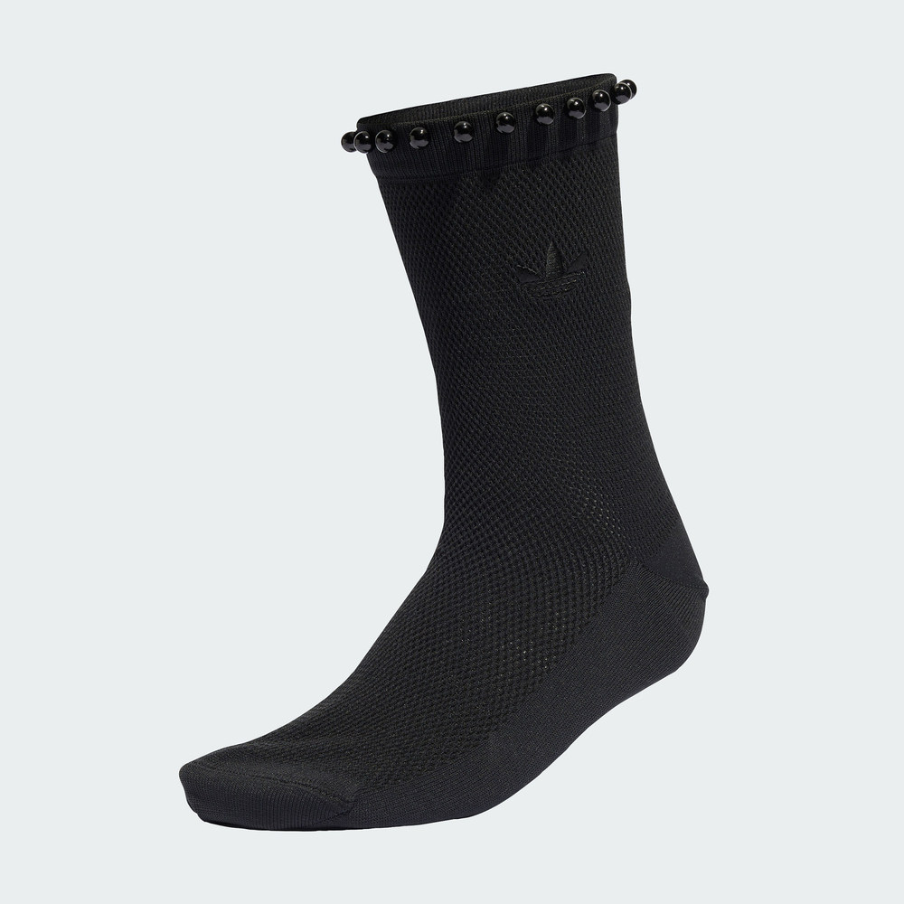 adidas阿迪达斯三叶草男女PEARLS CR S 1P休闲袜子KD8380