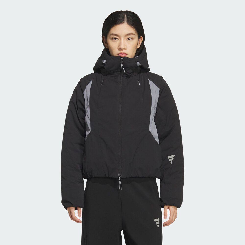 adidas阿迪达斯女子FOS W PD JKT运动休闲棉服外套KS0072