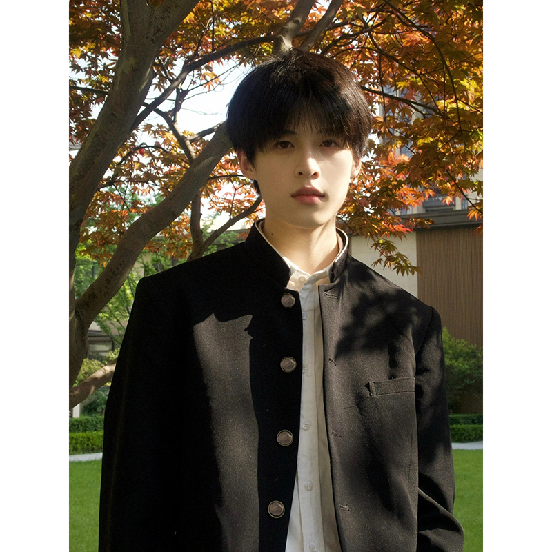 诘襟制服jk套装新中式热血高校