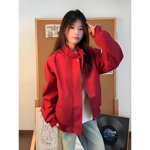 美式cleanfit哈灵顿飞行员夹克男士春季款休闲外套立领防风棒球服