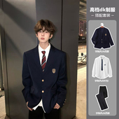 韩版 日系学院风dk男生西装 制服全套18岁成人礼服装 痞帅校供感西服