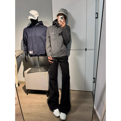 纯黑色弯刀牛仔裤男款秋冬