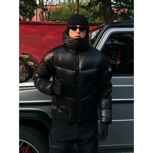 黑色短款羽绒棉服男冬季东北抗寒保暖棉衣外套户外防风防水面包服