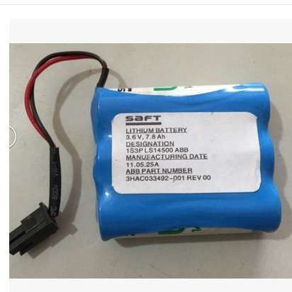1S3P  14500 3.6V 7.8Ah 3HAC033492-001锂 电池