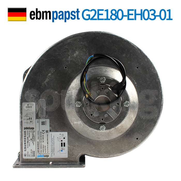 德国ebmpapst G2E180-EH03-01 230V 1.75/1.82A 涡轮空气净化风机