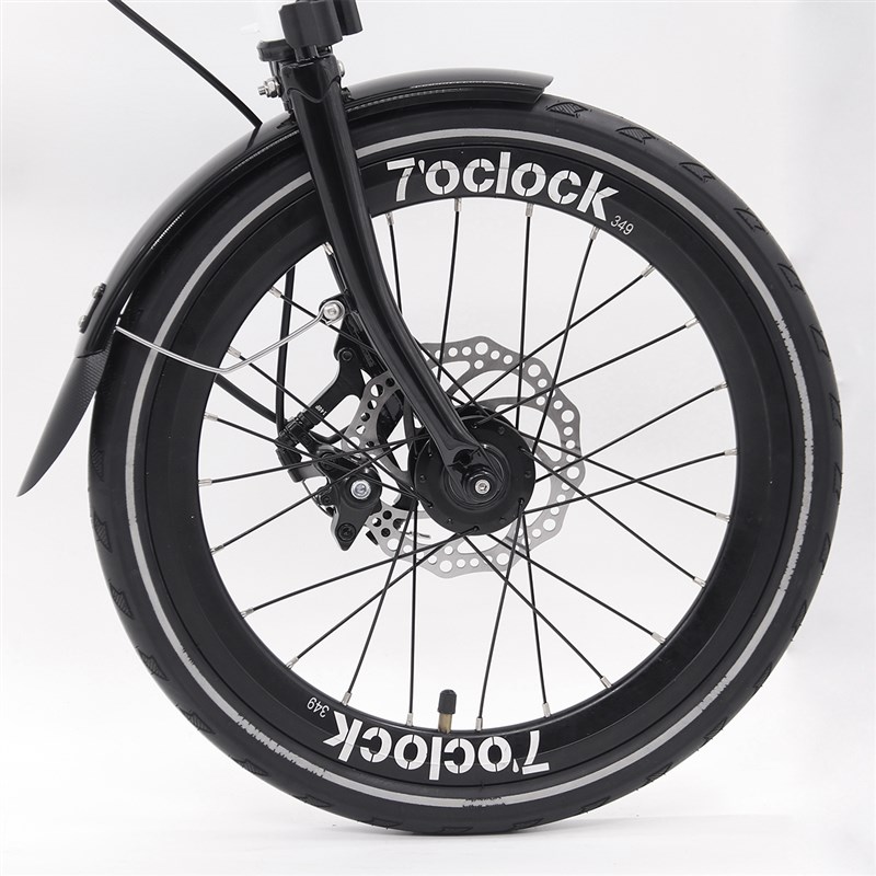 Mintb国布小布折叠车16寸9速349轮组碟刹T9D-349D便携折叠自行车