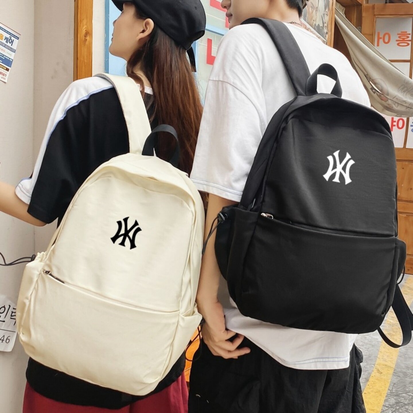NY&NB联名双肩包大容量男女款