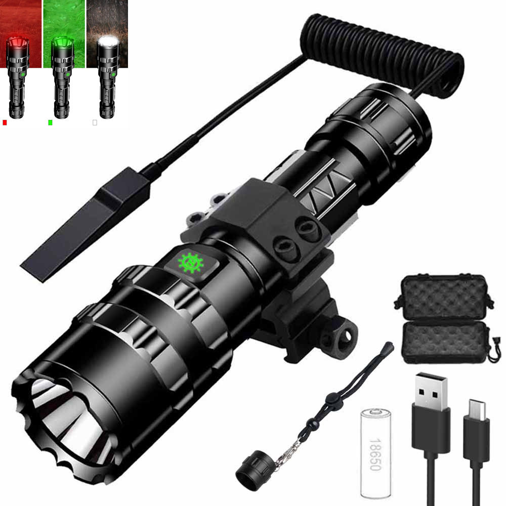 USB充电L2手电筒远射迷你防水充电户外夜骑led强光手电筒