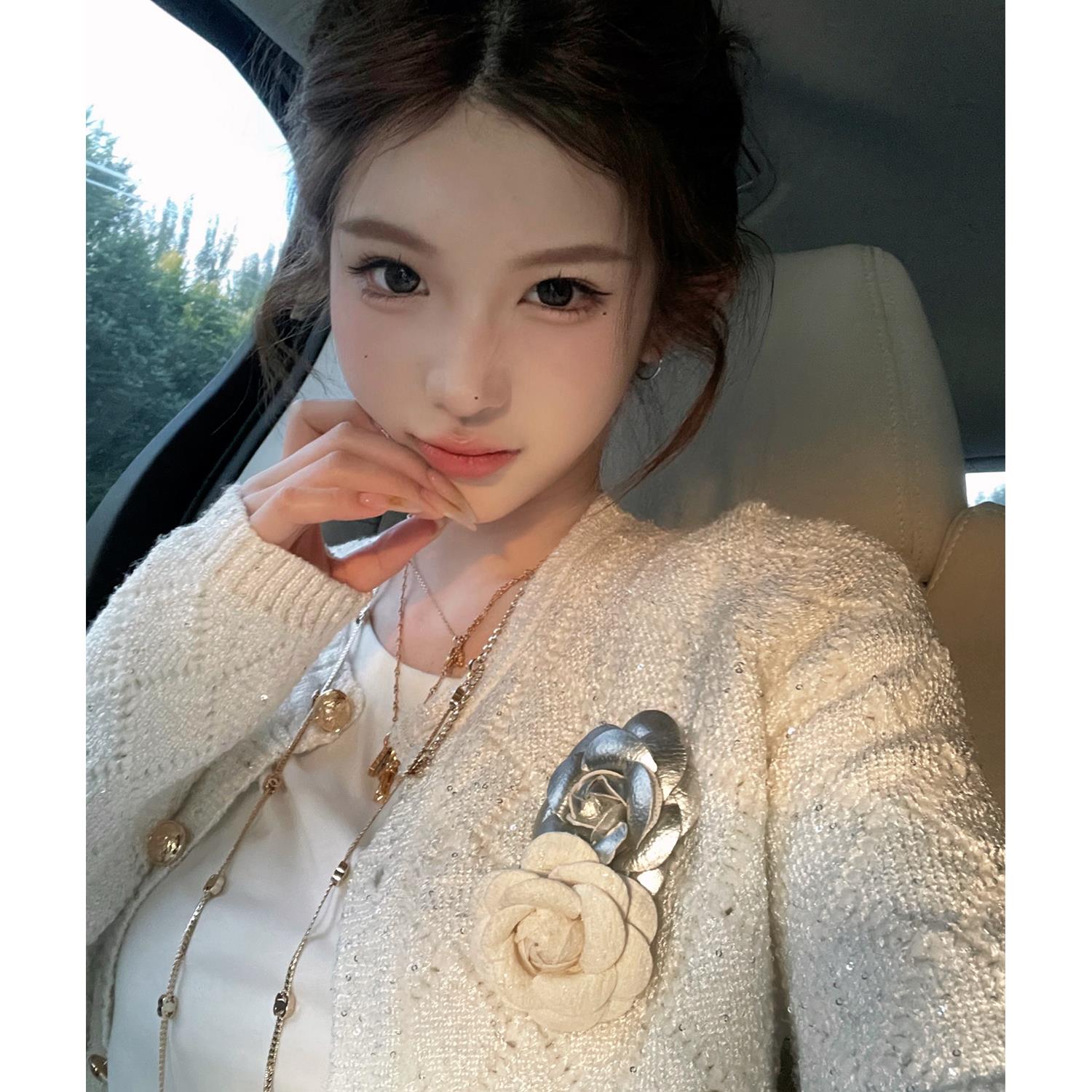 JMSHOP落日叙事短款珠片