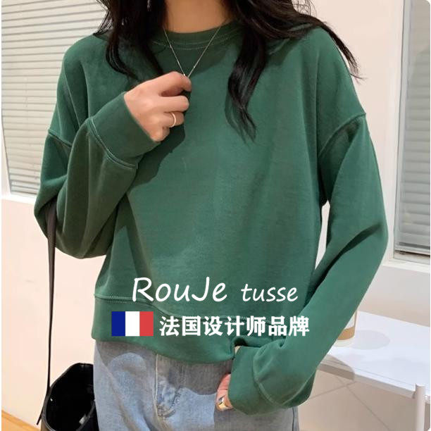 纯色卫衣女士小个子2025