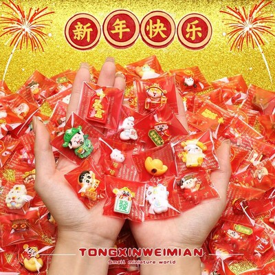 新年迷你创意儿童冰箱贴磁吸