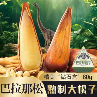 大松子巴拉那松子云南特产原味熟食拇指大松子大颗粒坚果礼盒送礼