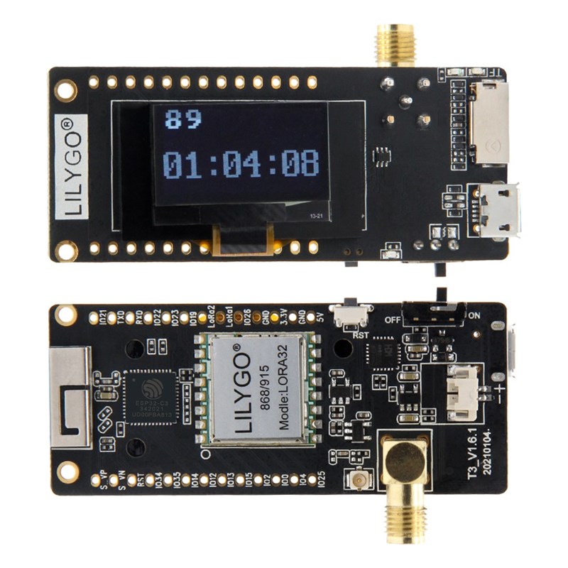 TTGO LoRa32 V2.1 ESP32 OLED 0.96寸蓝牙 WIFI 无线模块 SMA