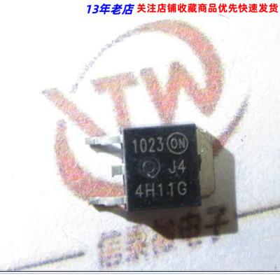 大功率贴片三极管MJD44H11G 打字4H11G TO-252 实体店保障