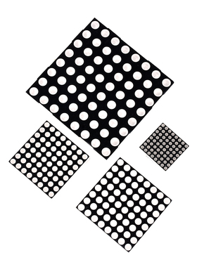 欣薇8*8LED点阵模块1.9/3/3.75/5mm红色788/1088/1588/2088BS共阳