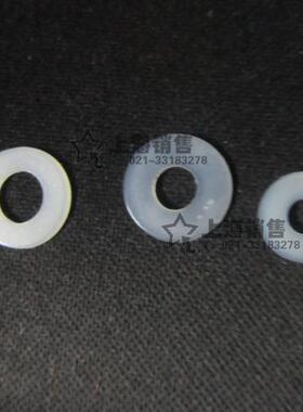 白色PA66尼龙平垫垫圈塑料垫片垫圈M3 M4 M5*外径6 8 9 10厚度1mm