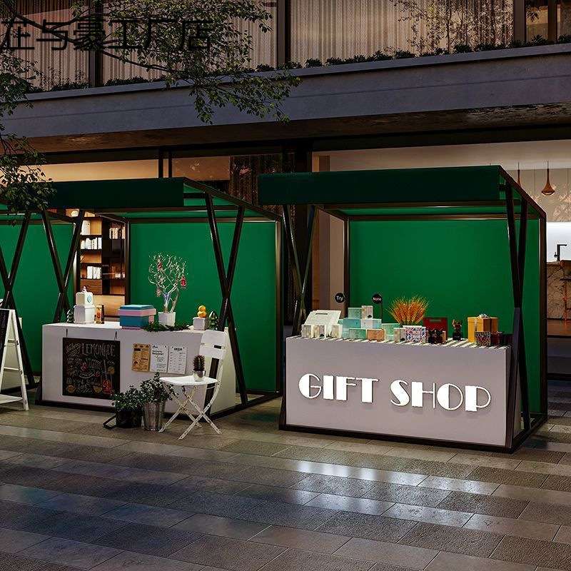 网红市集摊位架广场文创活动摆摊架商场花车展示架夜市小吃摆摊架