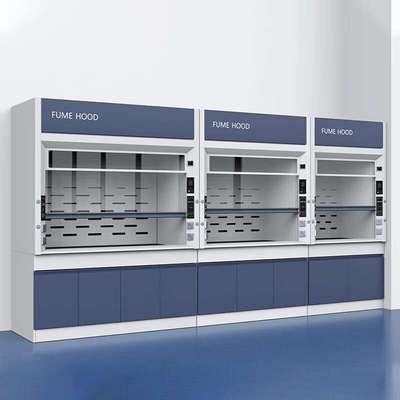 全钢通风柜物理化学耐酸碱落地桌上型排风柜无管道连体湖北厂家