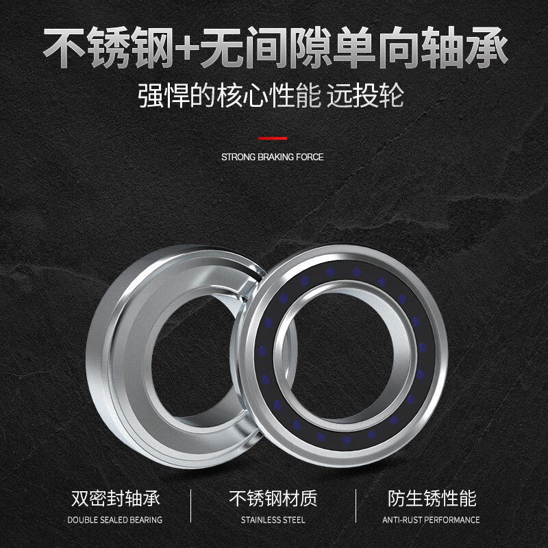 鼓轮金属轮路亚打黑雷强轮远投轮海钓船钓轮防炸线远投大物渔线轮