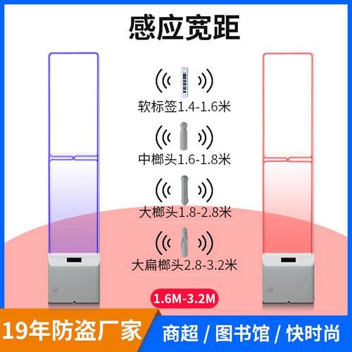 商品EAS防盗系统超市防盗器防损门服装精品谷子店商超防盗设备