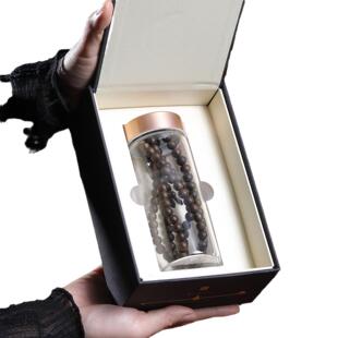 沉香手串沉水级越南芽庄黄棋楠108颗多圈佛珠商务礼品伴手礼盒装