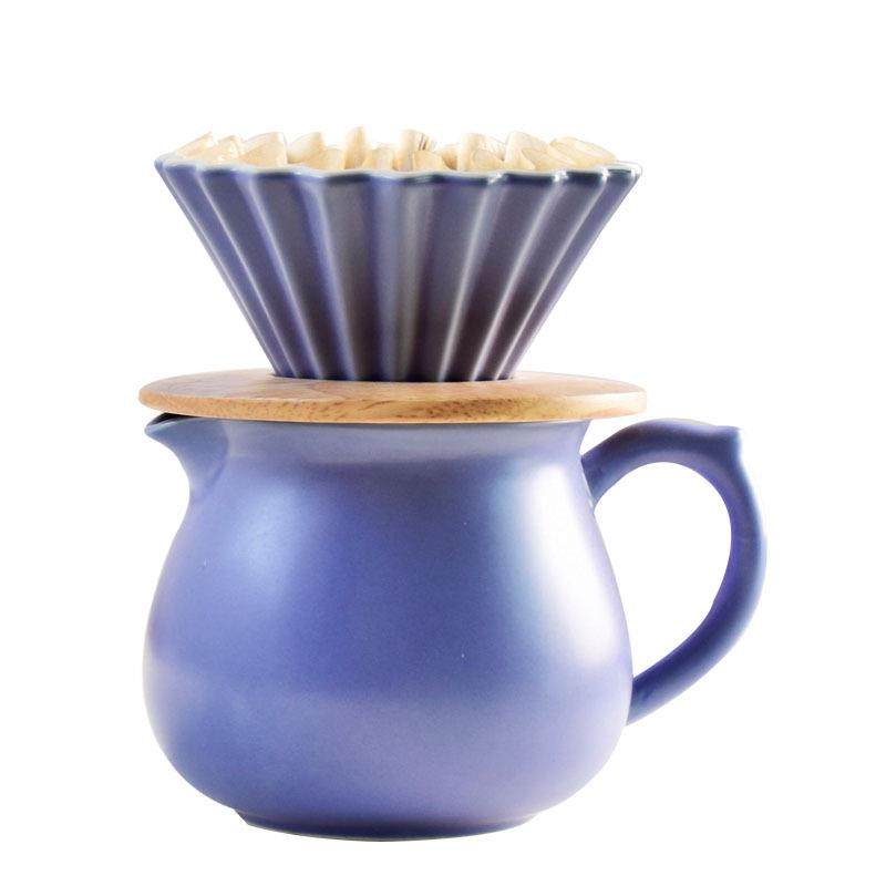 厂家直销陶瓷1-2人份手冲咖啡锥形折纸滤杯分享壶套装手冲壶家用,餐饮具,手冲壶,淘宝优惠券,粉丝福利购,淘宝优惠卷