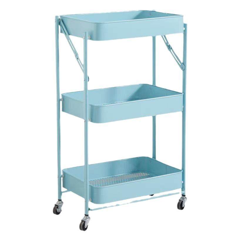 可折叠书架小推车置物架移动卧室零食架厨房收纳储物架子移动收纳,收纳整理,书桌收纳置物架,淘宝优惠券,粉丝福利购,淘宝优惠卷