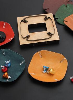 皮盘刀模皮革置物盘手工皮具激光下料免裁刀模日本刀材质