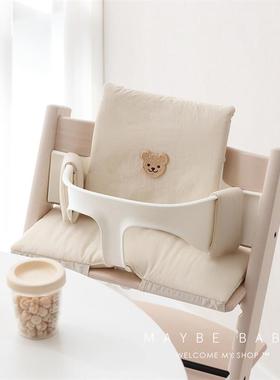 韩国stoke成长餐椅坐垫婴儿吃饭椅垫全棉防水宝宝坐垫通用配件