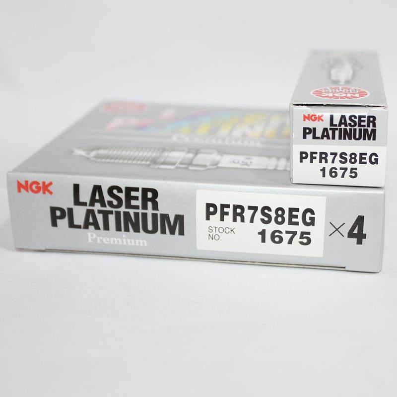 NGK双铂金火花塞PFR7S8EG 1675适用迈腾CC尚酷帕萨特Q5途观A6 A4