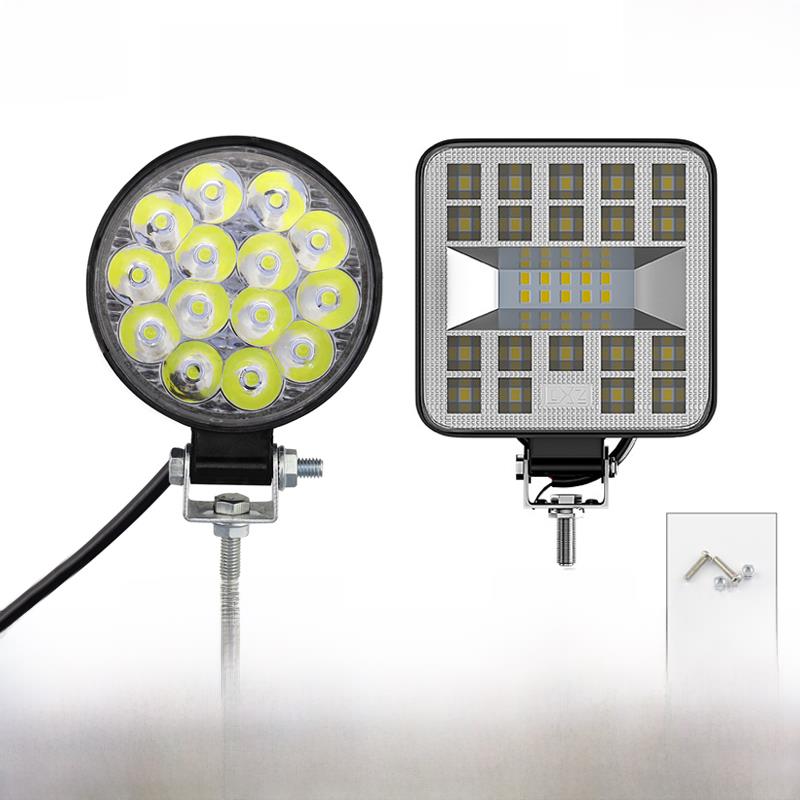 Led聚光灯超亮12V24伏Led轻型卡车轻型汽车电动汽车叉三轮车灯超