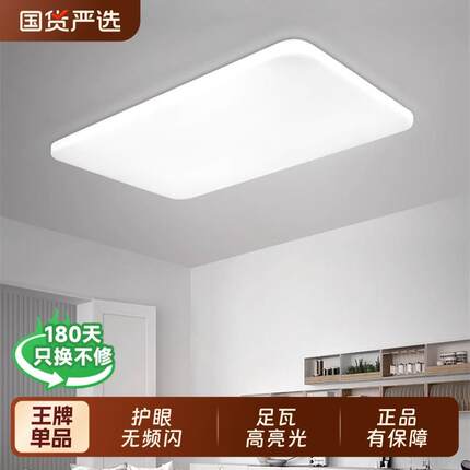 全光谱护眼LED吸顶灯高亮超薄客厅灯现代极简卧室灯2025灯具新款
