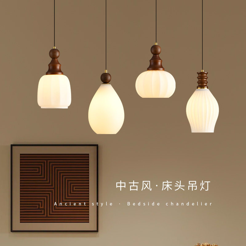 可升降创意床头led吊灯 北欧简约吧台卧室书房意式吊线客餐厅灯饰