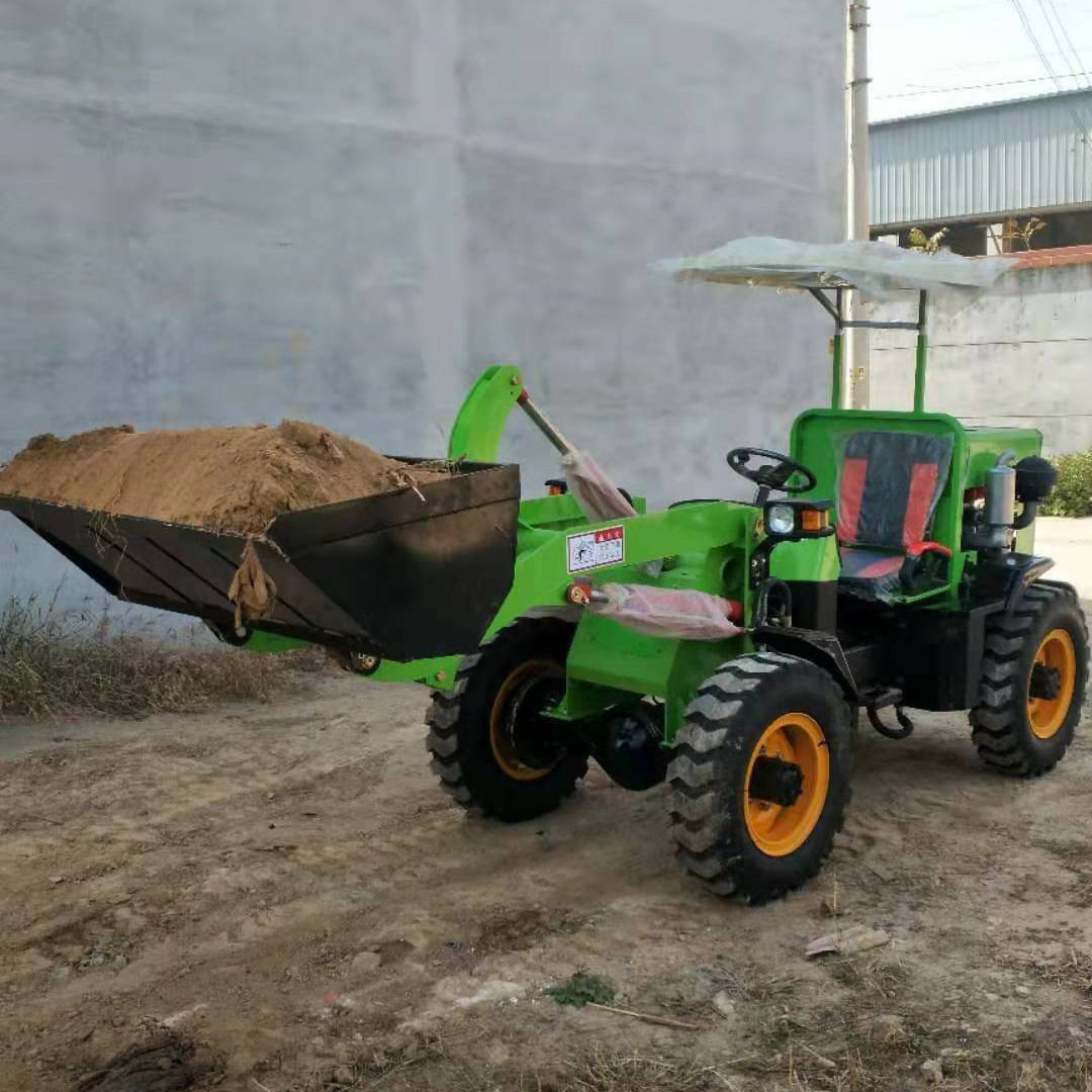 小铲车装载机铲车小型柴油养殖场铲粪铲沙家用电动铲车装载机