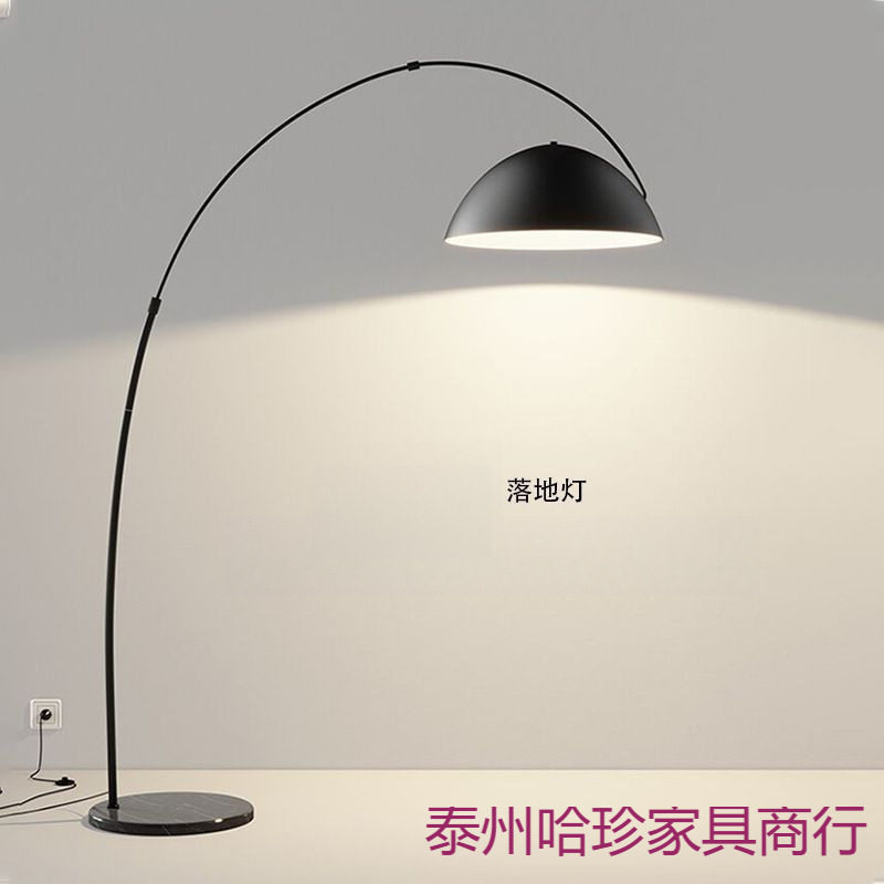 钓鱼灯北欧轻奢客厅落地灯卧室创意简约现代网红沙发旁台立式灯具