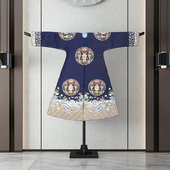 实木汉服展示架日式 落地架T型架子古典 和服挂衣架衣纹挂衣架唐装