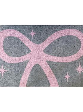 9wor艺术收藏夹新年丝圈地垫入户门地毯进门可室外剪裁pvc玄关垫