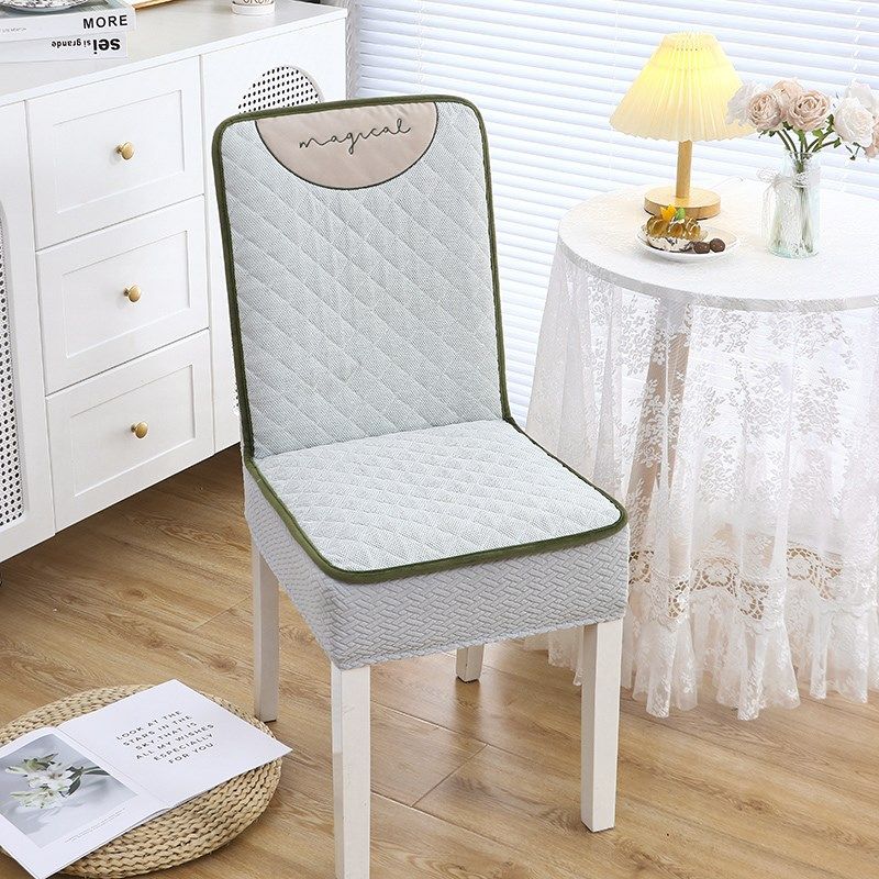 椅子套罩2025新款四季通用一体全包高级感直背餐桌椅套座椅套凳套