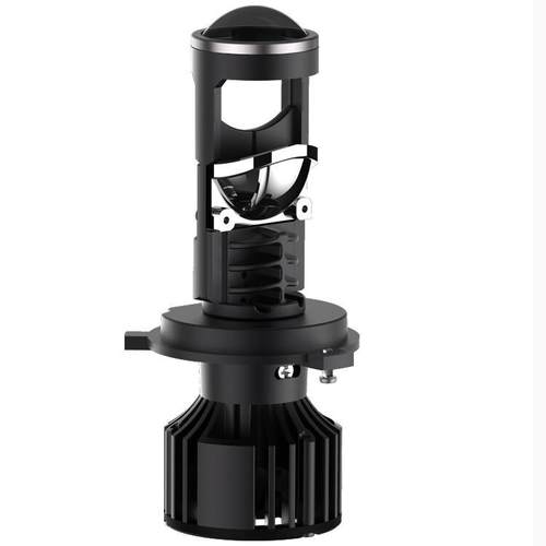 石栏摩托车LED大灯HS1铃木UY125透镜35W超亮UU125三爪H4远近光V16